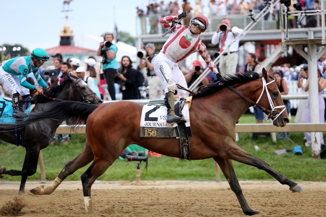 Drámai csatában Journalism nyerte a Preakness-t!