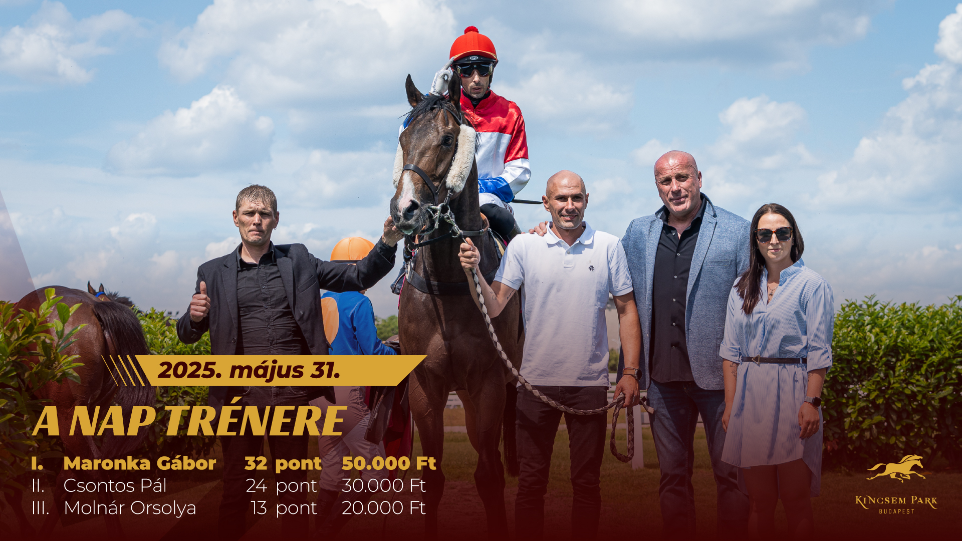 A nap trénere 05.31. – Galopp