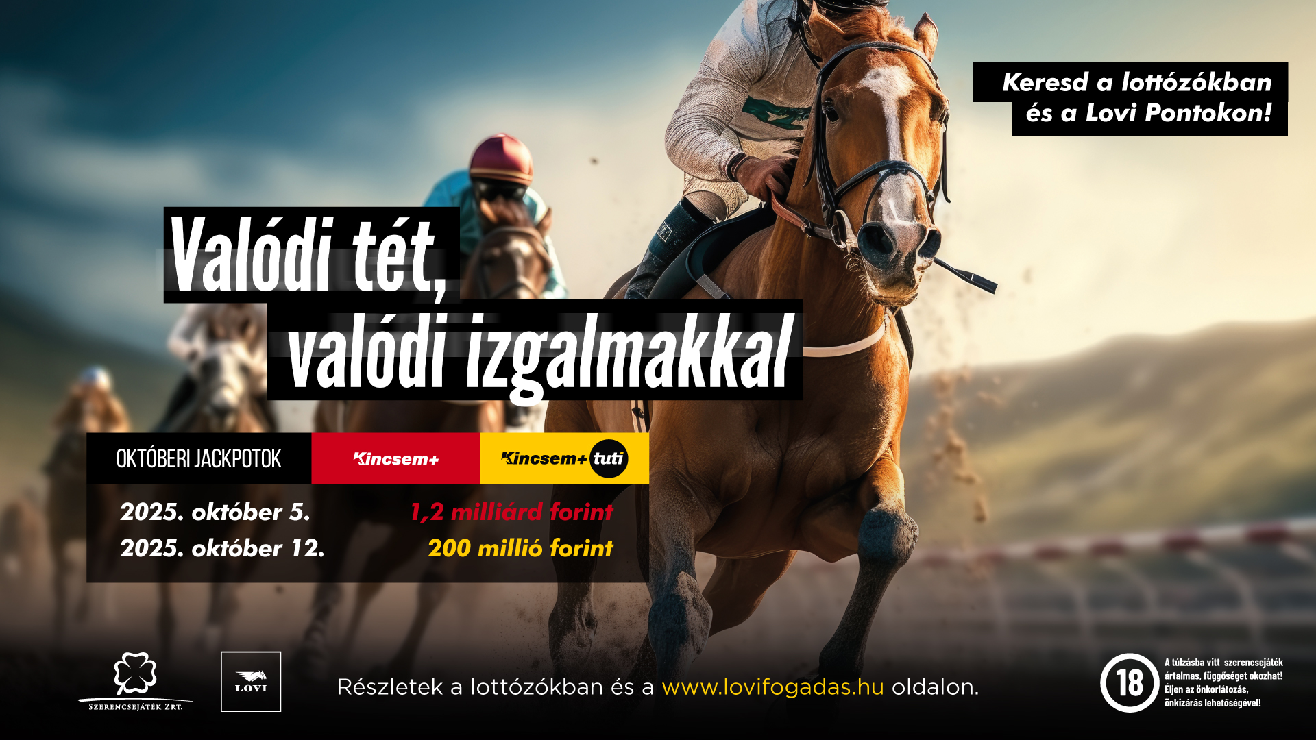 VALÓDI TÉT, VALÓDI IZGALMAKKAL – OKTÓBERI JACKPOTOK