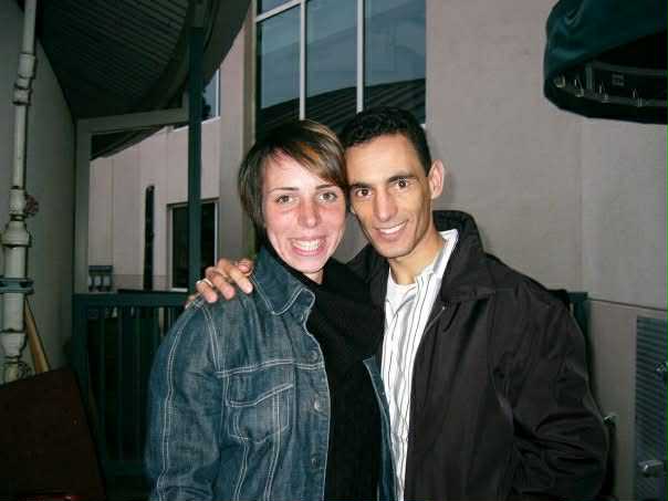 2. kép: Dickinson Judit és John R. Velazquez 2009-ben, a New Orleans Fairgrounds versenypályán. Forrás: Dickinson Judit