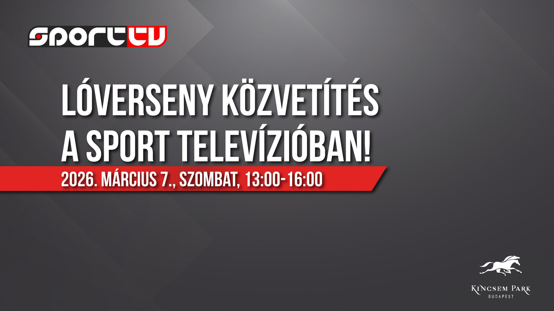 Lóverseny közvetítés a Sport Televízióban!