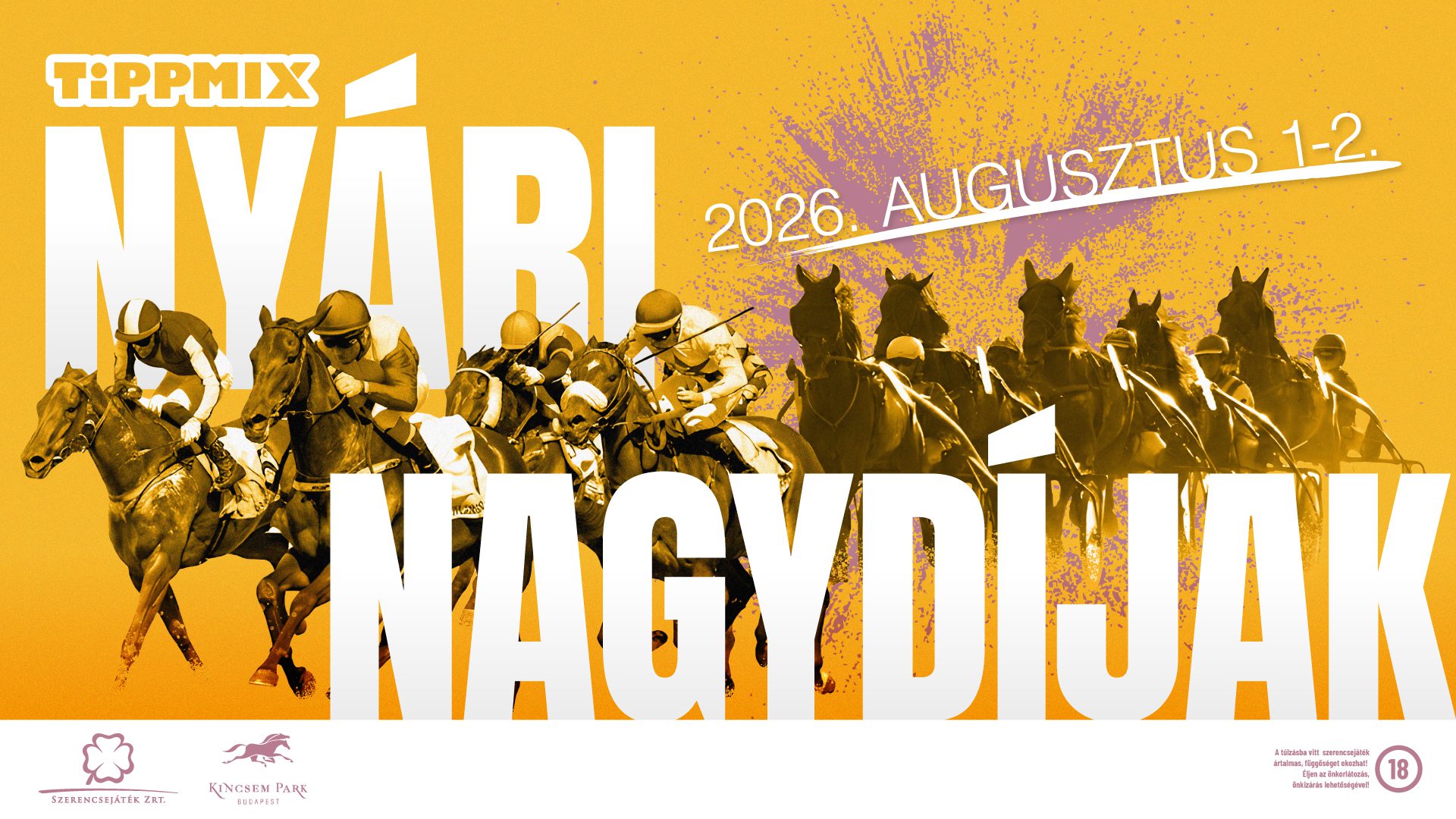 Tippmix Nyári Nagydíjak - 2026. augusztus 1-2.