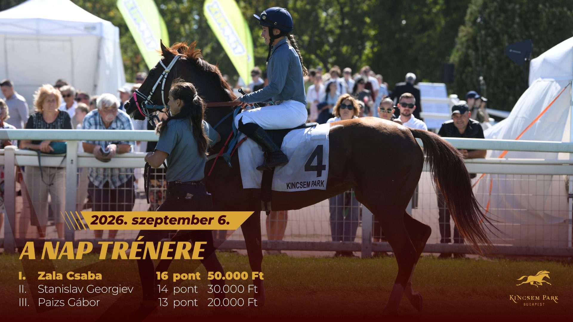 A nap trénere 09.06., galopp szakág – Zala Csaba